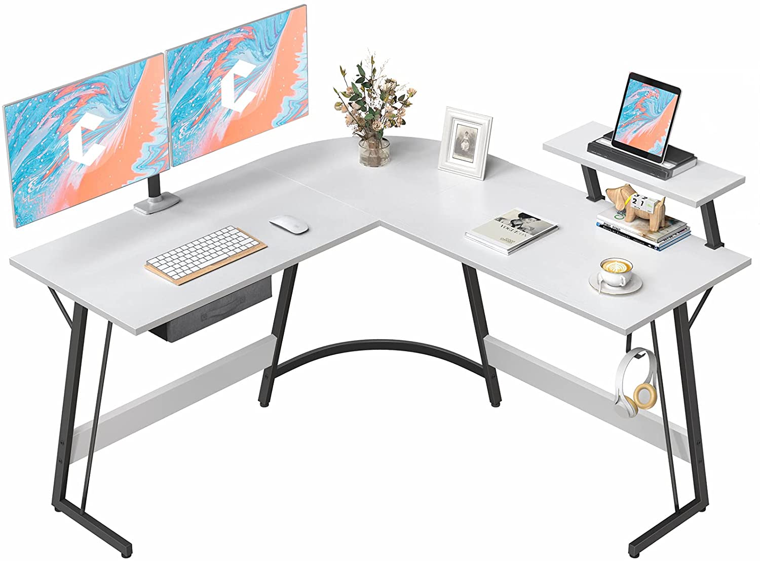 Home Office White Gaming Desk